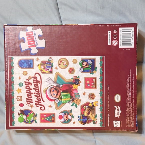 New in Package Mario Holidays jigsaw puzzle - 1000 pieces - Picture 2 of 4